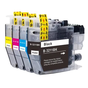 4 Ink Cartridges (Set) compatible with Brother MFC-J497DW MFC-J890DW MFC-J895DW - Picture 1 of 4