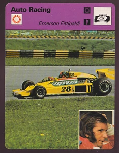 EMERSON FITIIPALDI Brazil Car Racer Auto Racing 1979 SPORTSCASTER CARD 47-03A - Picture 1 of 1