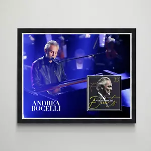 Andrea Bocelli - Italian Classical Music Legend Hand Signed Authentic Autograph - Picture 1 of 2