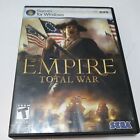 Empire: Total War (PC, 2009) Windows 2 Discs With CD Key "COMPLETE"