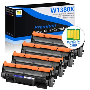 138 138X High Yield Toner Cartridge (with Chip) for HP Laserjet Pro 3001dw LOT - Picture 1 of 22