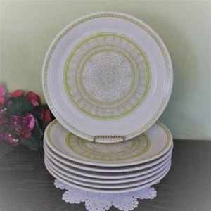 Dinner Plates (16) Franciscan Hacienda Green Retro 70's Green 10.75 inch - Picture 1 of 3