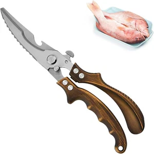 Profi Geflügelschere Küchenschere Fleischschere mit Gezacktem Rand Knochenschere - Bild 1 von 16