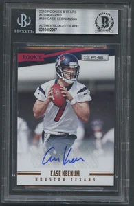 Case Keenum signed autograph auto 2012 Rookies & Stars Panini Card 716/999 BAS - Picture 1 of 1