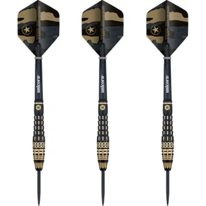 Unicorn Steel Darts Top Brass 4 Schwarz/Gold Steeltip Dart Steeldart 20 g NEU - Bild 1 von 10