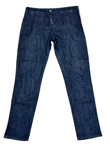 Ellery Women's Dark Blue Denim Jeans High Rise Flared Size 14 - Picture 1 of 8