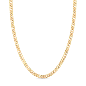 Collana Uomo Donna Catena Argento 925 Classica Dorata Placcata Oro 50cm - Foto 1 di 3
