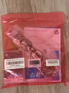 HP StoreEver DAT 160 SAS kit accessoires Q1587-60001 doc+câble+DATs -Neuf scellé - Photo 1/3
