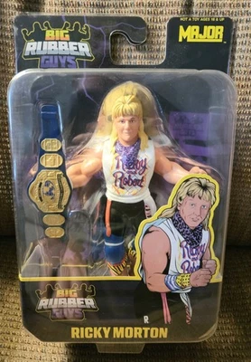 Boneco Ricky Morton Rock n Roll Express Big Rubber Guys Major Bendies novo  - Imagem 1 de 2