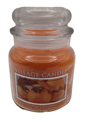 Village Candle naranja canela 14 oz tarro de vidrio vela perfumada  Foto 1 de 4