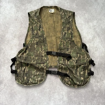 Vintage 80s 90s Hunting Camouflage Vest Size L Realtree Camo - Image 1 of 4