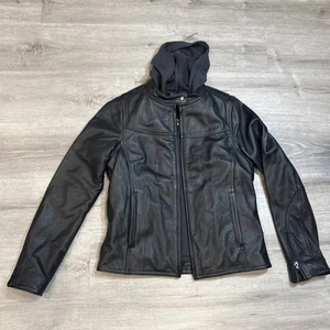 MENS LEATHER MOTORCYCLE JACKET S HOT LEATHERS - Bild 1 von 7