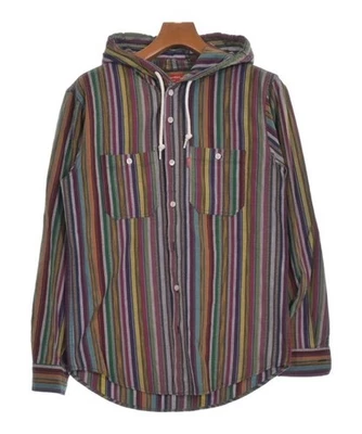 Supreme Casual Shirts PurplexGreenxYellowetc.(Stripe Pattern) S 2200577244632 Foto 1 de 4