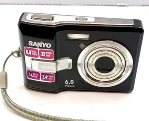 Cámara digital Sanyo VPC-S650 - 6 MP - negra - usada, excelente estado - Imagen 1 de 19