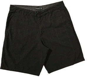 O'Neill Pinstripe Dark Gray Black Pinstripe Shorts, Size 36 - Picture 1 of 11