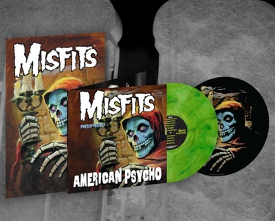 *Split MISFITS American Psycho + Slipmat Green Vinyl LP LIMITED NUMBERED EDITION - Image 1 of 4