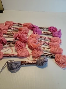 14 Skeins Vintage Bucilla Needlepoint Crewel Wool Persian Type Yarn 3 Ply 10 Yd - Picture 1 of 10