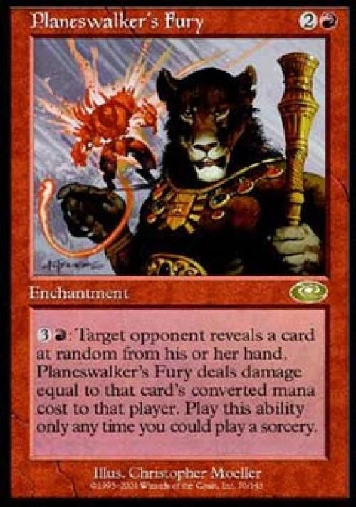 Planeswalker's Fury - Medium Play MTG Planeshift - Image 1 of 1