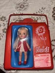 MUÑECA BOLSILLO REMCO HEIDI VINTAGE CON ESTUCHE - Imagen 1 de 4