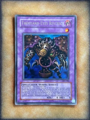Yugioh Thousand-Eyes Restrict PSV-084 Ultra Rare Original Print DAMAGED - Image 1 of 4