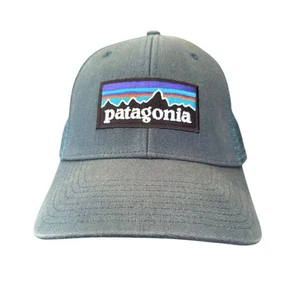 Patagonia Unisex Trucker Hat Blue Adjustable Breathable Mesh Cap - Picture 1 of 6