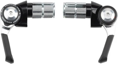 microSHIFT Bar End Shifter Set, 8-Speed Road, Double/Triple, Compatible with Shi - Image 1 of 2