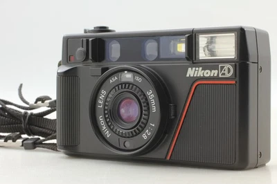 All works !! [Exc+5] ISO1000 Nikon L35AD PIKAICHI 35mm f/2.8 Point & Shoot JAPAN - Image 1 of 4