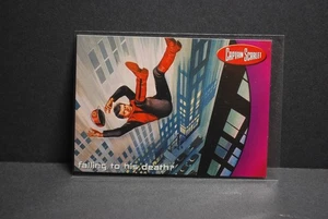 Rare Captain Scarlet Cards Inc Box Topper Card BT1 Falling To His Death? 2001 - Picture 1 of 4