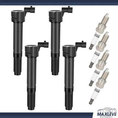 For 2012 2013 2014 2015 2016 2017 Fiat 500 L4 1.4L Ignition Coils & Spark Plugs - Image 1 of 4