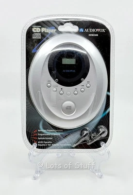 Reproductor de CD personal portátil Audiovox DM8220S nuevo sellado con auriculares Foto 1 de 4