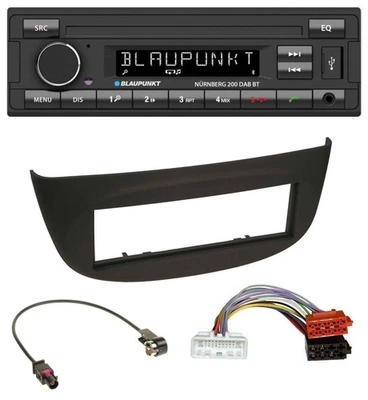 Blaupunkt USB DAB MP3 Bluetooth Autoradio für Renault Twingo ab 2015 schwarz - Bild 1 von 4