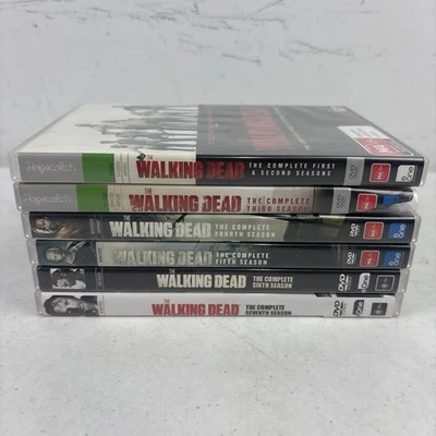 The Walking Dead DVD Seasons 1-7 TV Show Region 4 See Description - image 1 of 4