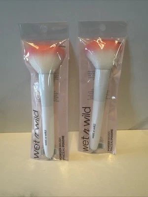 Wet n Wild Essential Makeup Powder Brush with Ultra-Plush Fibers Lot Of 2. New - Image 1 of 4