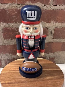 New York Giants Nutcracker From Sports Collectors Series. Used. AS SHOWN 7" TALL - Picture 1 of 7