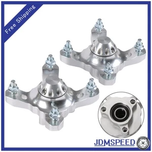 Billet Front Wheel Hubs Set Fit For 2004 2005 Honda TRX450R TRX 450R 12-404 - Picture 1 of 13