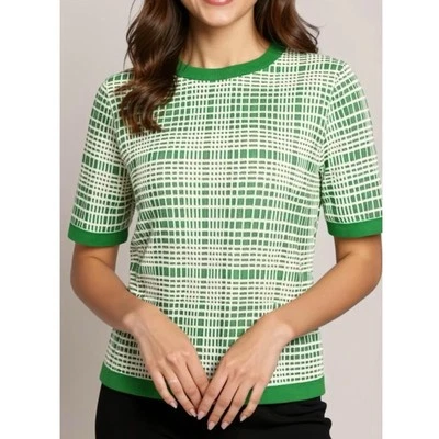 NWT COS Lightweight Knit Top, Green, Small - Image 1 of 4