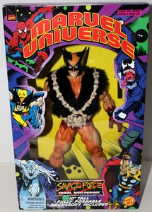 MARVEL UNIVERSE SAVAGE FORCE 10" WOLVERINE FIGURINA POSABILE 1998 GIOCATTOLO BIZ NUOVO CON SCATOLA - Foto 1 di 1