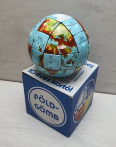 Mappamondo magico ungherese vintage gioco logico spaziale tipo Rubik puzzle arte ungherese - Foto 1 di 22