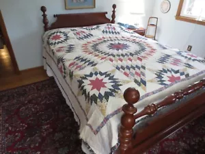 NIP Hand Quilted COUNTRY LIVING DANBERRY STAR Cotton QUILT & 2 SHAMS--86" x 86" - Picture 1 of 15