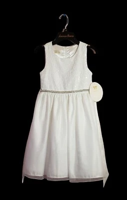 NWT Size 8 American Princess White Dress – Wedding, Easter, Party, Flower Girl - Image 1 of 4