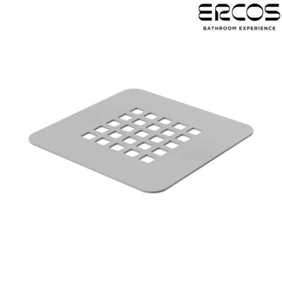 ERCOS - PONSI GRIGLIA COPRIPILETTA BIANCA PIATTO DOCCIA STONE 125x125mm