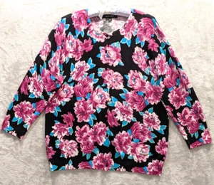 Cárdigan para mujer Ellen Tracy talla grande floral - Imagen 1 de 6