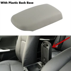Gray Armrest Center Console Lid Cover Leather Fit For TOYOTA Corolla 09-13 58905 - Imagen 1 de 8