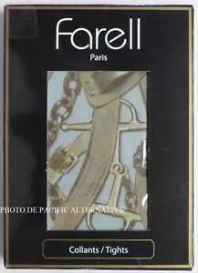 FARELL Women's Tights TURQUOISE BLUE - Size 3 - 80 D - Tights NEW #C24 - Picture 1 of 2
