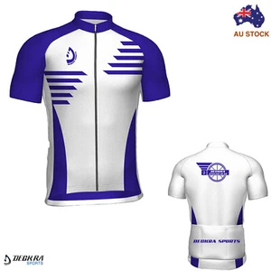 Mens Cycling Jersey Summer Half Sleeves Team Racing Bicycle Shirt Biking Top - Picture 1 of 4