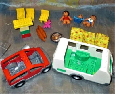 Lego Duplo Caravan 5655 Wohnwagen Camping Ville Camper Van Grill Bettdecke top - Bild 1 von 4