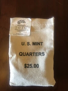 2010 P US Yosemite $25 Canvas Bag Sealed Mint Issue (100) Coins - Picture 1 of 1