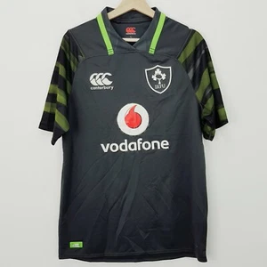 IRELAND Canterbury Mens Size L Alternate 2017 /18 Rugby Jersey - Picture 1 of 8
