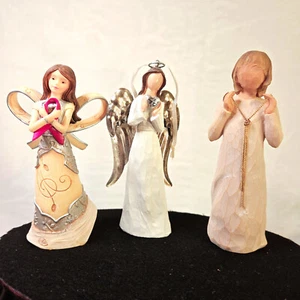 Willow Tree "Truely Golden", Elements "Red Ribbon" Collectible Figurines +1 - Picture 1 of 8