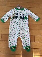 St. Patrick's Day I've Got Charm Carter's Just One You Sz NB